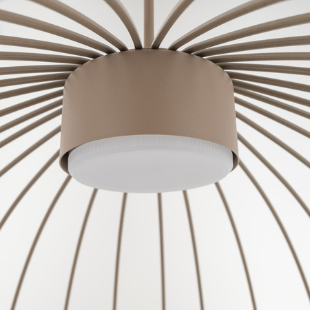 Lampa wisząca druciana w kolorze bezowym 50cm SPHERA L SABIA 1xGX53 Tk Lighting 11303