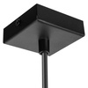 Lampa wisząca czarna z elementem drewna BERGEN 1xE27 Milagro MLP2847