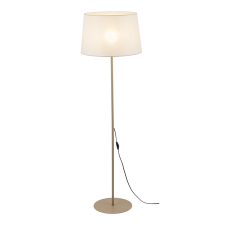 Lampa podłogowa w kolorze sabia z abażurem z tkaniny 1xE27 MAJA SABIA Tk Lighting 16180