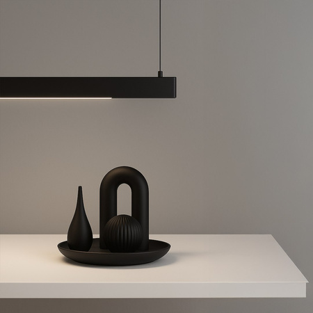 Lampa wisząca Linea Czarny 36W LED 3000K-4000K-5700K Milagro ML1784