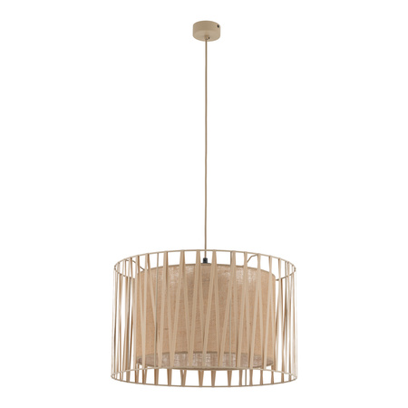 Lampa wisząca z juty o średnicy 50cm HARMONY SABIA JUTA 3XE27 Tk Lighting 11461