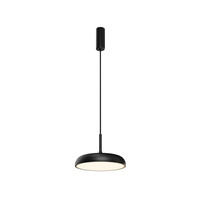 Pojedyńcza czarna lampa wisząca 30cm LED 3000K Gerhard MOD189PL-L12B3K1 Maytoni