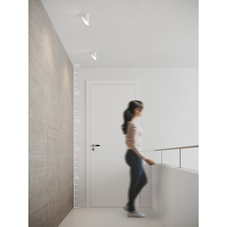 Czarna skośna oprawa sufitowa LED MOMO 8 BK 3000K Azzardo AZ2279