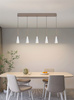 Lampa wisząca piątka prosta Trompto kaszmirowa Aviano Lighting 7050-524