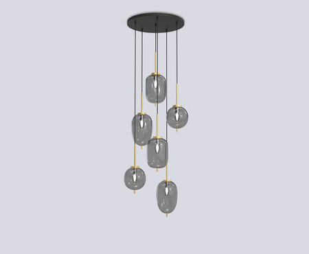 Lampa wisząca piątka Belleville Aviano Lighting 5007-502 