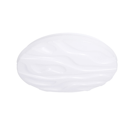 Nevada lampa sufitowa plafon biały 24w led 38,5 cm klosz biały efect sky Candellux 13-11336