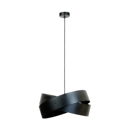Czarna lampa wisząca metalowa TORNADO 50cm 3xE27 Zuma Line 1142