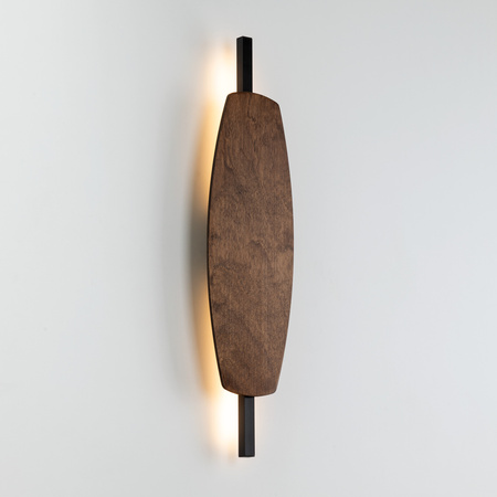Kinkiet drewniany podświetlający ściane 55cm MAREVA M ORZECH LED 3000K Tk Lighting 11433