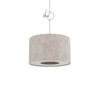 Lampa wisząca z abażurem w szarym kolorze 40cm 1xE27 CEDRO S Nowodvorski 11664