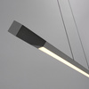 Liniowa lampa wisząca LED 3000K w kolorze antracytowym + aluminium HOOP Paul Neuhaus 2732-33 z wbudowanym ściemniaczem