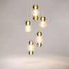 Kaskadowa lampa wisząca kule – pionowa kompozycja światła LED 3000K Drop MOD273PL-L80G3K Maytoni