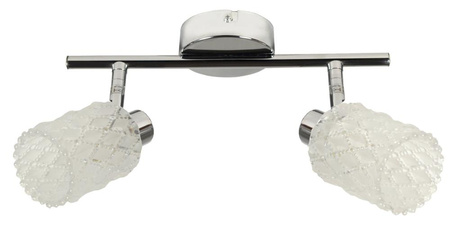 LAMPA TRANS LISTWA 2X40W G9 CHROM Candellux 92-03751