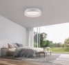 Okrągły biały plafon sufitowy 40cm sterowany pilotem OSKO LED Just Light 14215-16