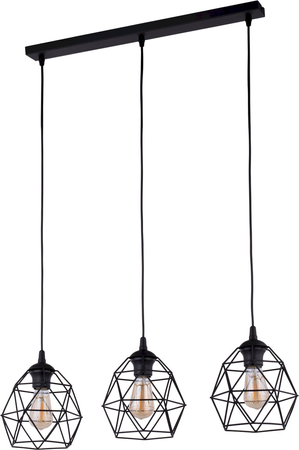 GALAXY BLACK LAMPA WISZĄCA 3  LISTWA TK Lighting 3191