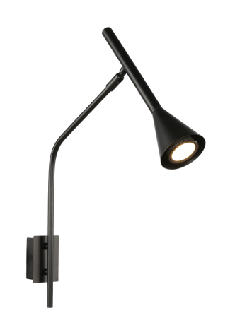 Kinkiet ścienny CYGNUS WALL BK AZZARDO AZ5624 - designerska lampa ścienna czarna