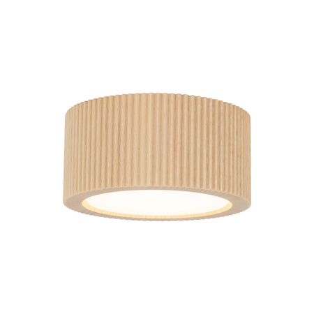 Oprawa sufitowa ryflowana drewniana tuba o średnicy 9,5cm EVE CORTE WOOD 1xGX53 Tk Lighting 11441