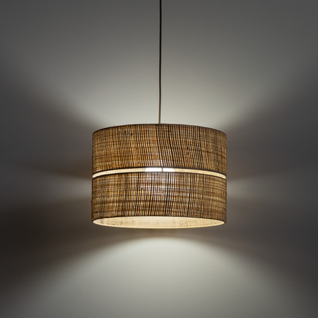 Lampa wisząca o średnicy 38cm z rafii w stylu boho 1xE27 CALMA Tk Lighting 11601