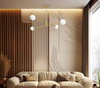 Lampa wisząca DORI GOLD 4xG9 Milagro MLP8573
