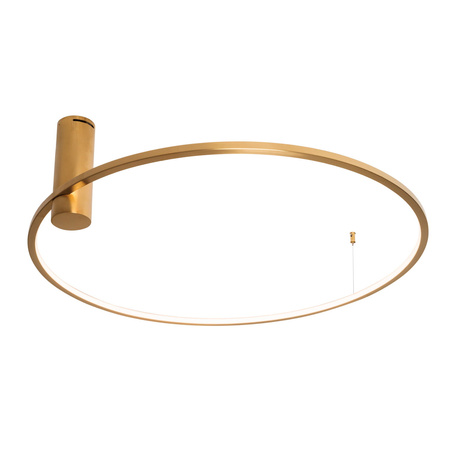 Lampa sufitowa plafon QUEEN 80CM BRUSHED GOLD 20W 3000K MAXLIGHT C0240