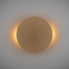 Płaski okrągły kinkiet 20cm w kolorze beżowym LUNA SABIA 2xG9 Tk Lighting 10623