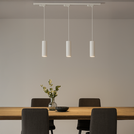 Oprawa Pipe Track Zwis Biały 1xGU10 3-obwodowy Milagro ML2132