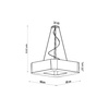 Lampa wisząca URANO 80 Sollux Lighting 2BM SL.0828 SL.0827 - kolor do wyboru