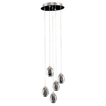 Lampa wisząca HUELTO chrom LED Italux PND-22112132-5A-CR