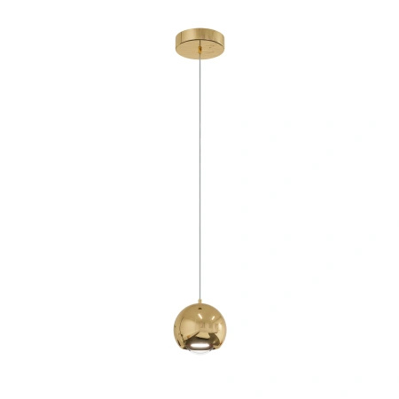 Lampa wisząca złota kula o średnicy 12cm Aurenia LED 3000K PL0122-GD Yaskr