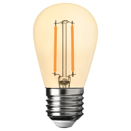 Żarówka Filamentowa bursztynowa LED 1W ST45 E27 2700K Amber Eko-Light EKZF8262