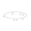 Minimalistyczna lampa sufitowa biała w formie koła – nowoczesny ring 80cm 7xGU10 FOURTY ROUND Nowodvorski 11945