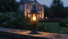 Czarna lampa zewnętrzna do ogrodu STANDARD CZARNY Kaja Lighting K-5009S