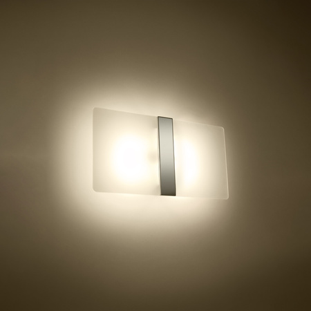 Kinkiet AZALIA szklany biały Sollux Lighting SL.1006