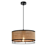 Ardi lampa sufitowa czarny 1x40W E27 abażur żółty Candellux 31-38388