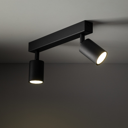 NEX BLACK 2XGU10 LAMPA SUFITOWA TK Lighting 10790