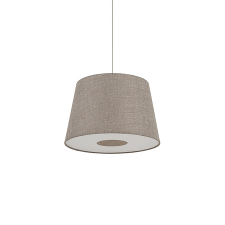 Lampa wisząca do sypialni szary abażur 46cm 1xE27 TUTOIA Nowodvorski 11682