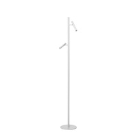 Lampa podłogowa biała TROST FLOOR 2 DIMM SWITCH WH Azzardo AZ7294