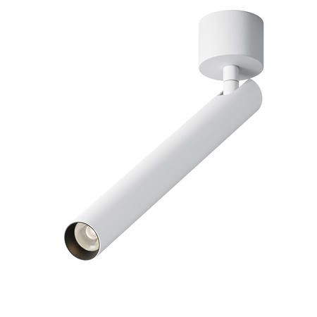 Biała oprawa natynkowa z długą cienką tubą LED 3000K Focus T C141CL-L300-6W3K-W Maytoni