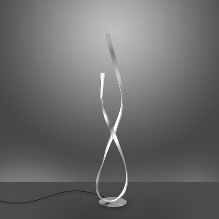 Lampa podłogowa LED STALOWY LINDA Paul Neuhaus 720-55 ze ściemniaczem  