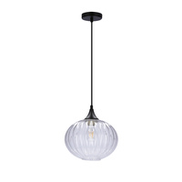 LAMPA WISZĄCA EXETER 240mm 1 CZARNY Candellux 50101276
