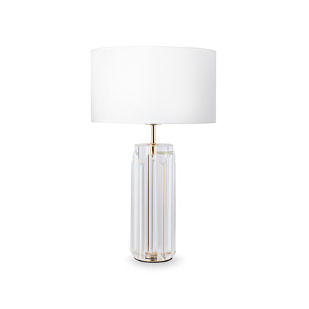Duża lampa stołowa 52cm ze szklaną podstawą Muse MOD304TL-01G Maytoni