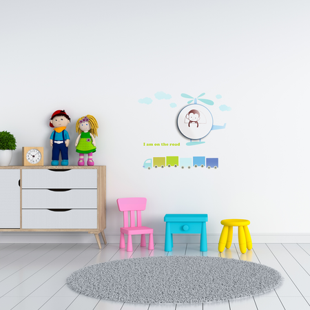 Kinkiet, Lampka dziecięca HELICOPTER 0,6W LED Milagro ML144