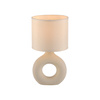 Lampka stołowa ceramiczna beżowa z abażurem CARARA 1xE27 Just Light 14193-39