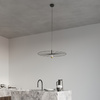 Lampa wisząca SIRKEL 45 czarny Sollux TH.145