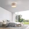 Lampa sufitowa okrągły abazur 35cm w kolorze beżowym DURO 1xE27 Just Light 14891-39