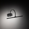 Kinkiet liniowy czarny 45cm – oświetlenie nad lustro lub obraz LED 3000K ARTLINE LED Nowodvorski 11957