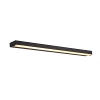 Czarny kinkiet podłużny nad lustro 59cm IP44 LED 3000K Maxlight W0402D Trio