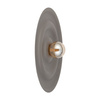Metalowy płaski okragły kinkiet o średnicy 60cm ozdoba ściany ONDA NEW BROWN L 1XG9 Tk Lighting 11412