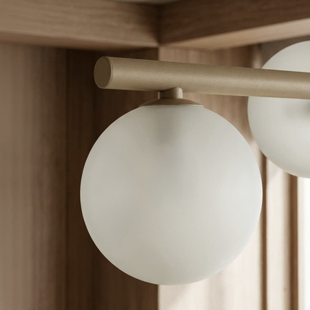 Klasyczna lampa sufitowa z kloszami do salonu ARDI Kaja Lighting K-5857