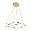 Lampa wisząca Twist złota LED CCT Light Prestige LP-1982/1P GD