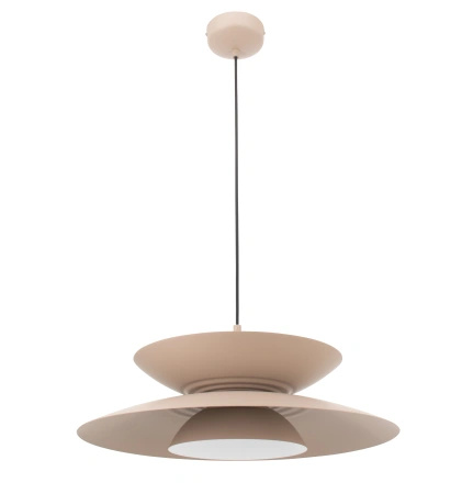 Lampa wisząca aluminiowa w kolorze bezowym Maxlight P0698 Mayumi